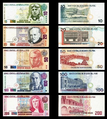 Peruanische Banknoten - Peru Währung